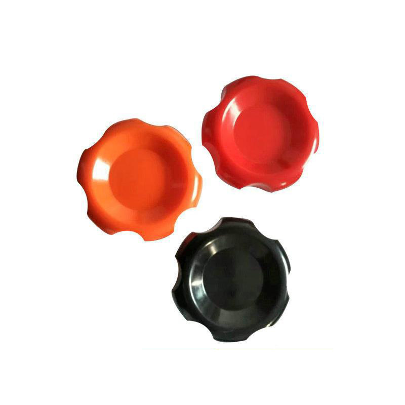 What should I pay attention to when using plum blossom shaped corrugated handwheels in harsh environments?